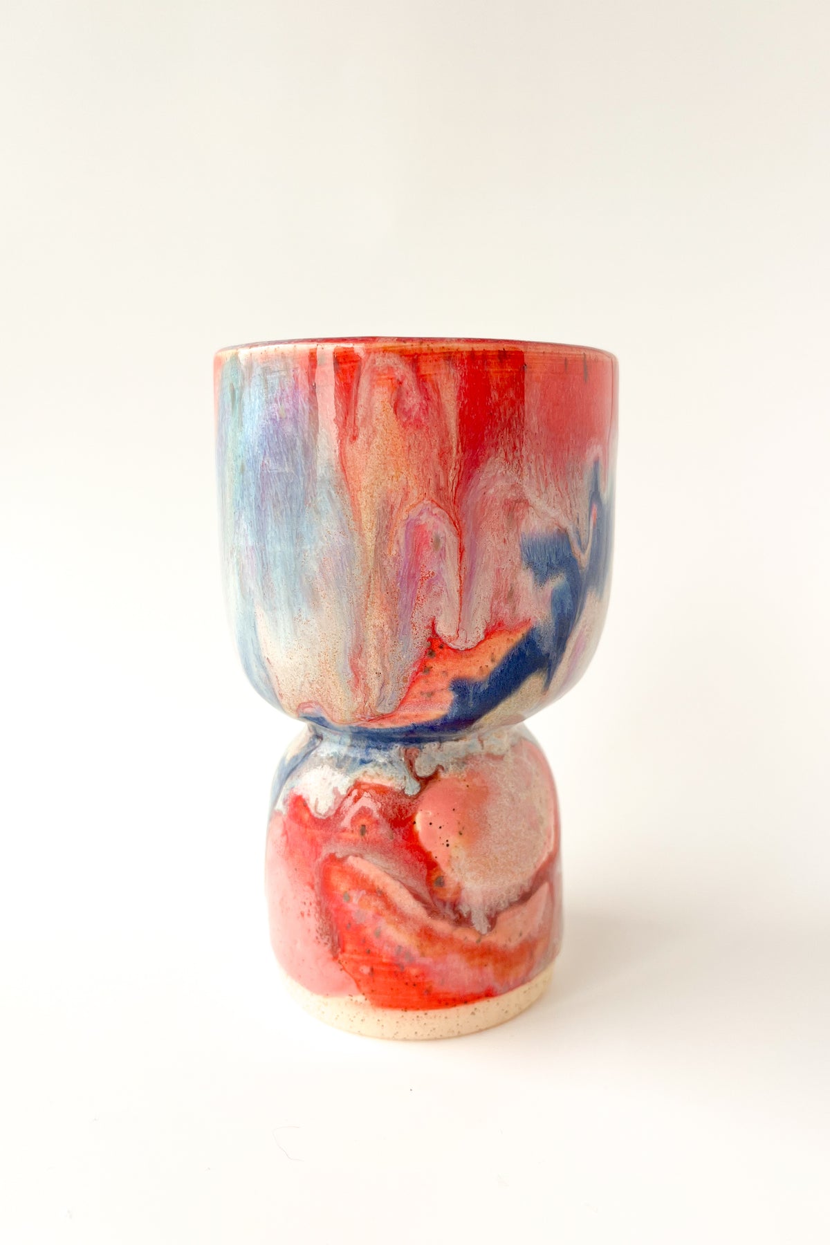 rainbow glaze goblet no.14