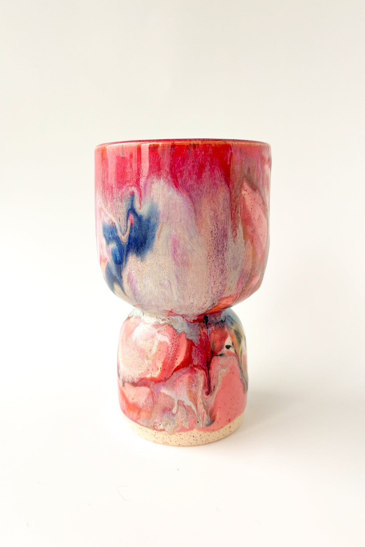 rainbow glaze goblet no.14