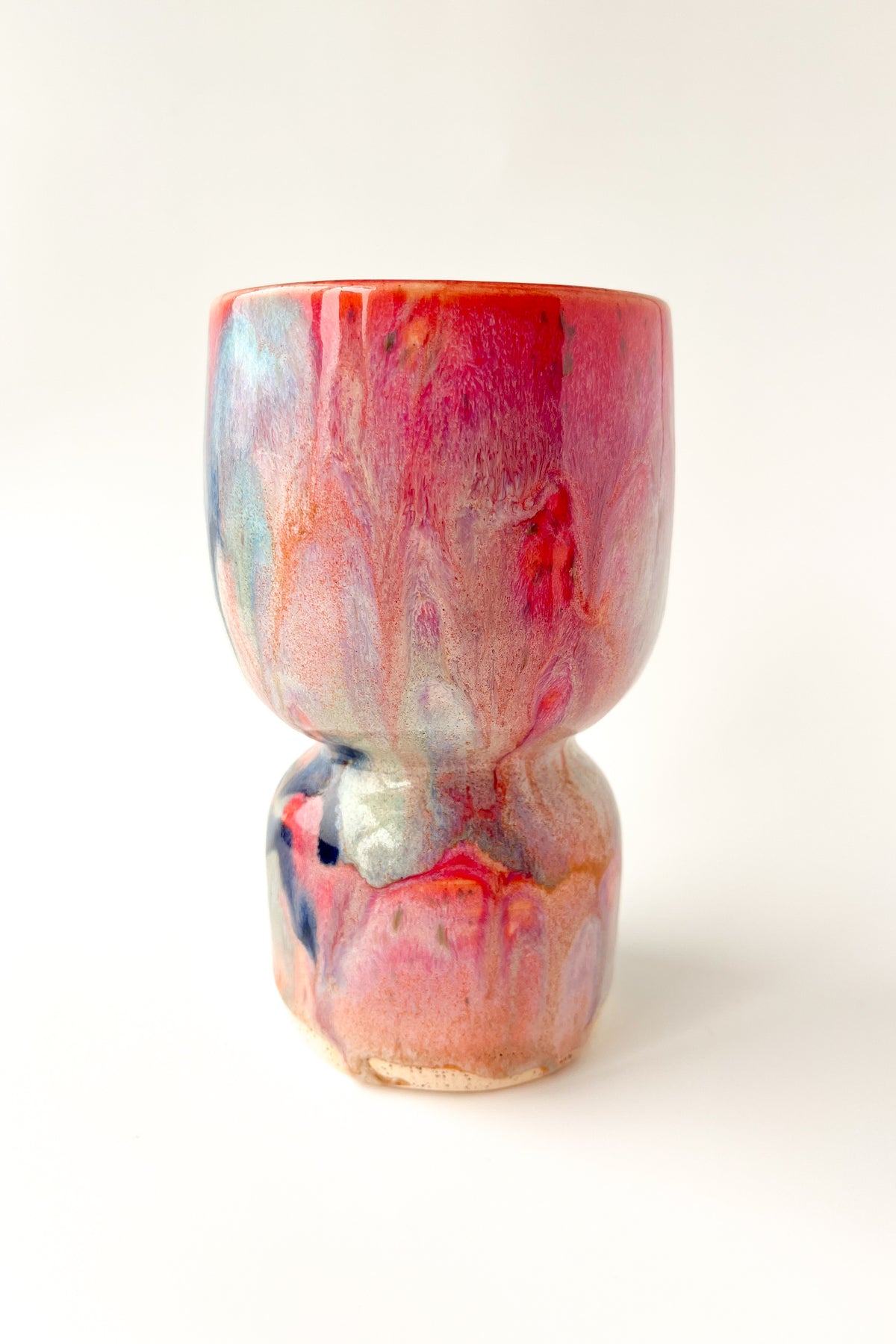 rainbow glaze goblet no.18