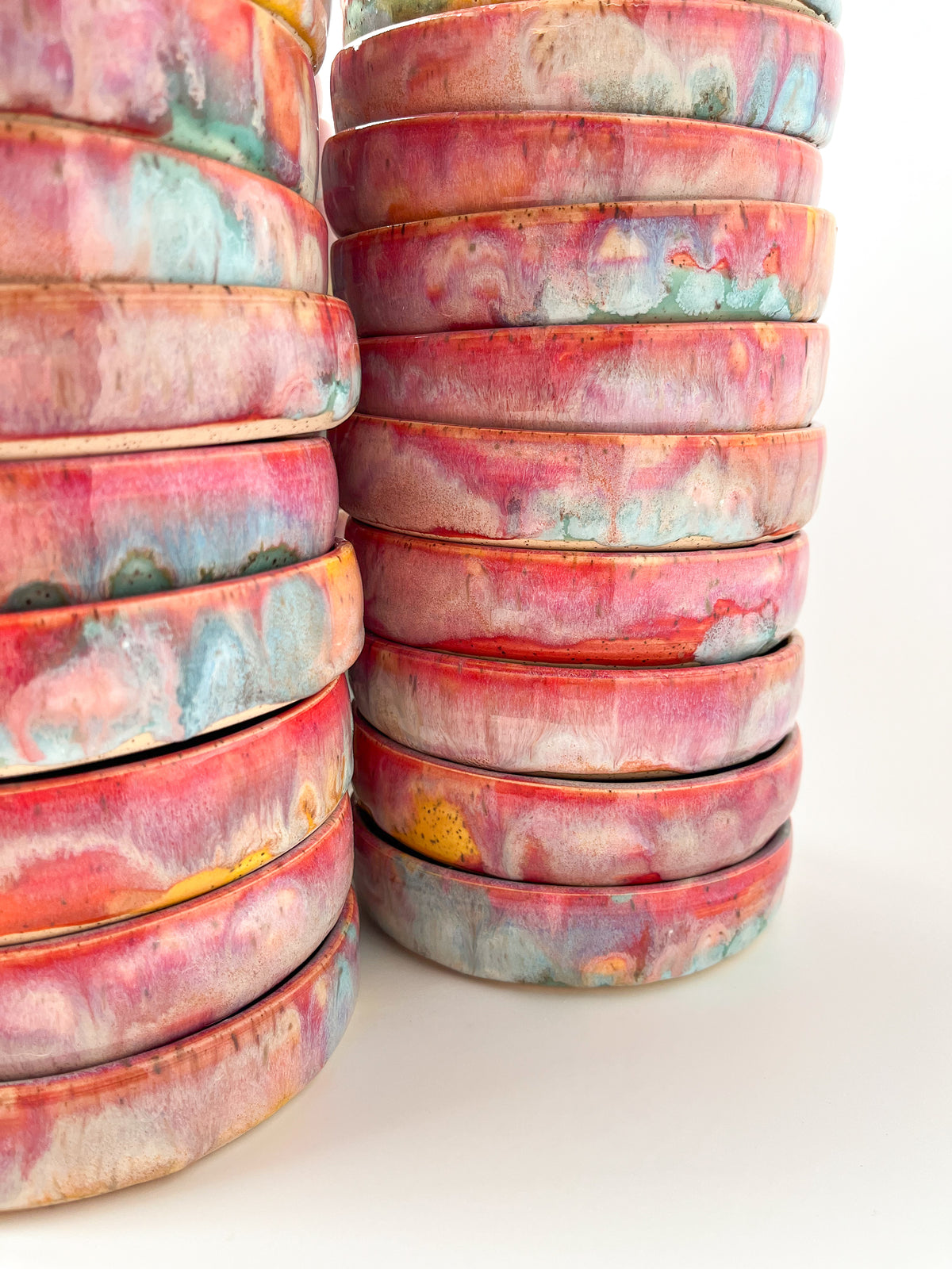rainbow glaze small blate no.64