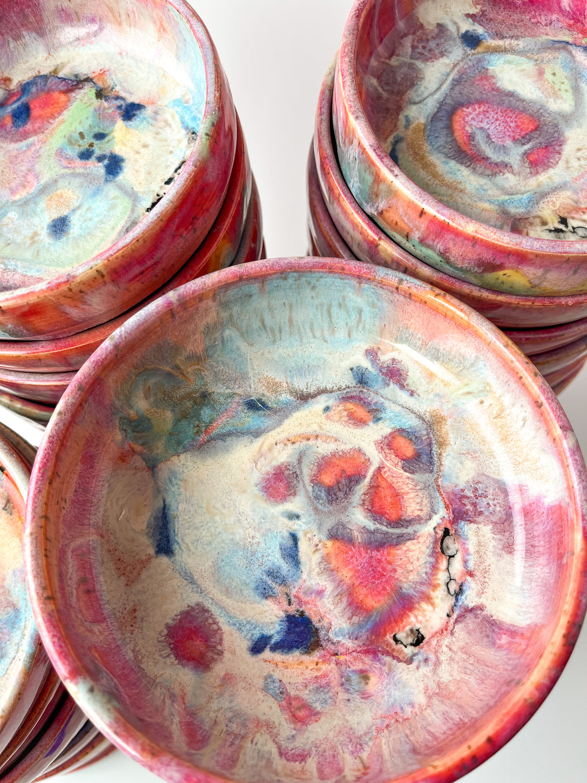 rainbow glaze small blate no.64