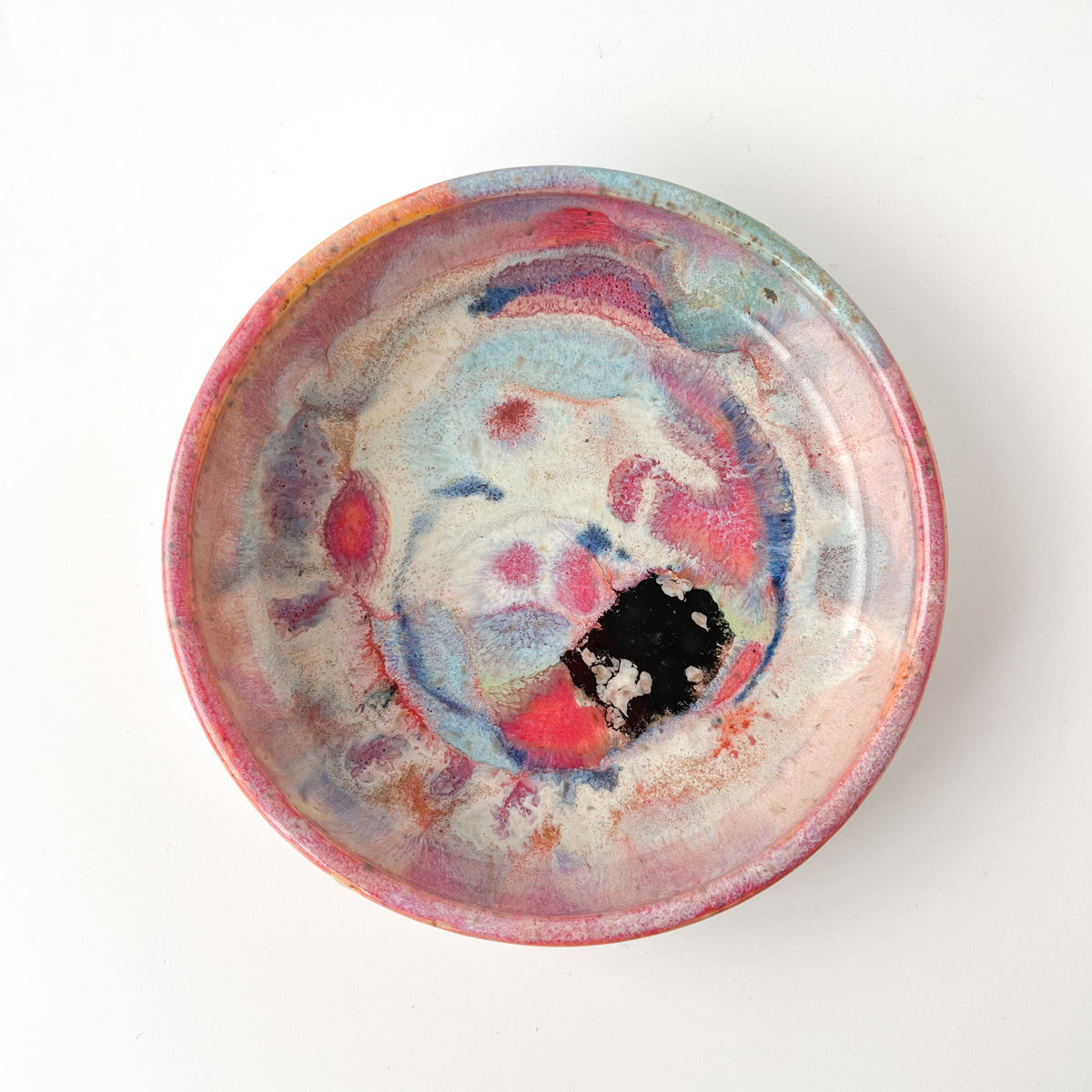 rainbow glaze small blate no.45