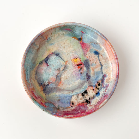 rainbow glaze small blate no.48