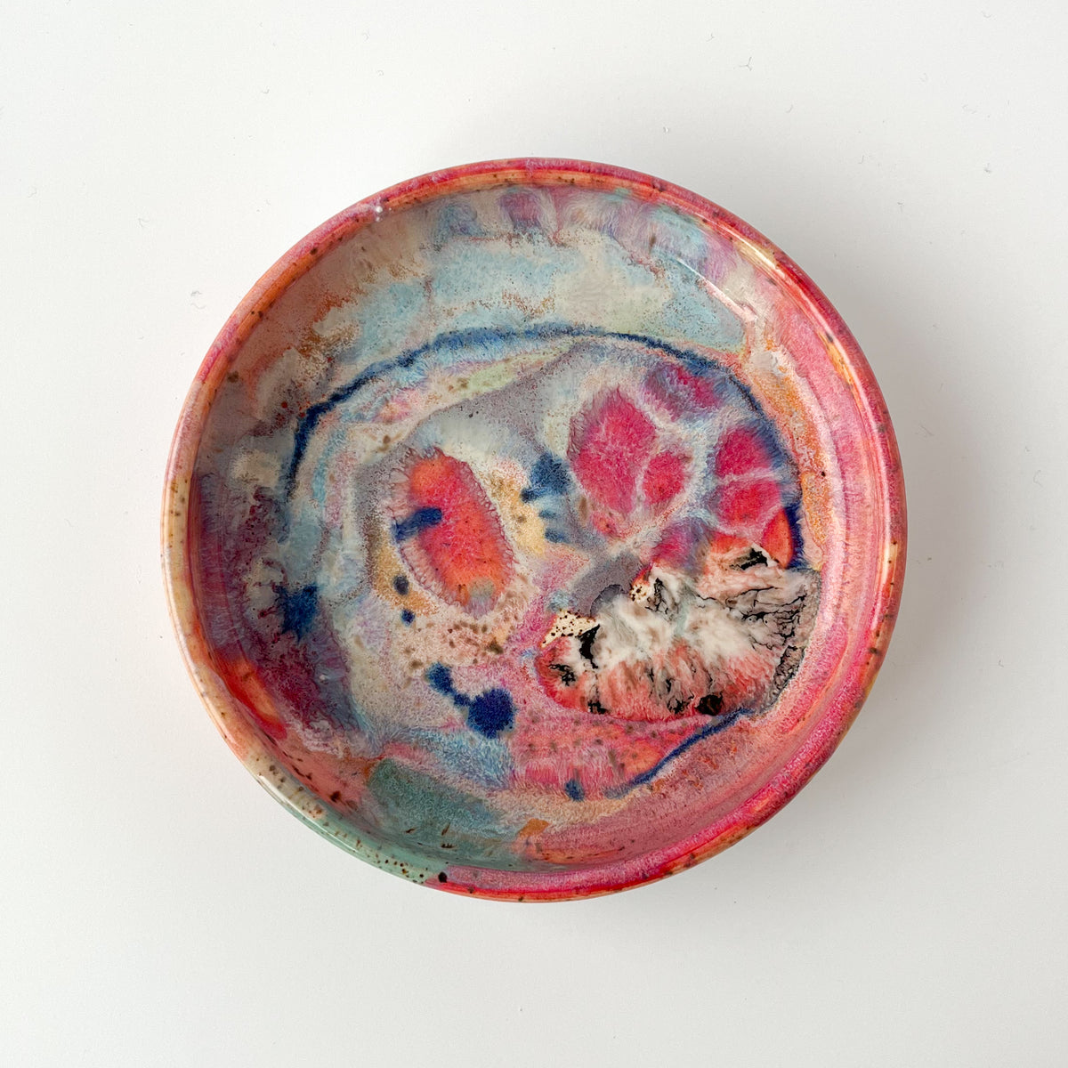 rainbow glaze small blate no.54