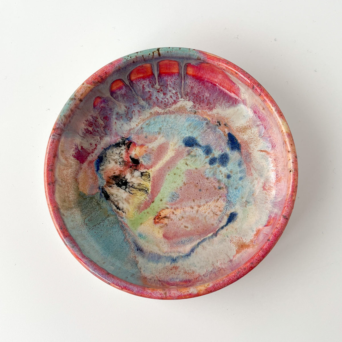 rainbow glaze small blate no.57