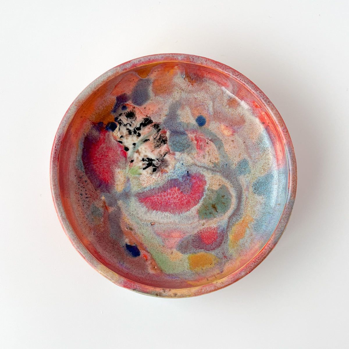 rainbow glaze small blate no.61