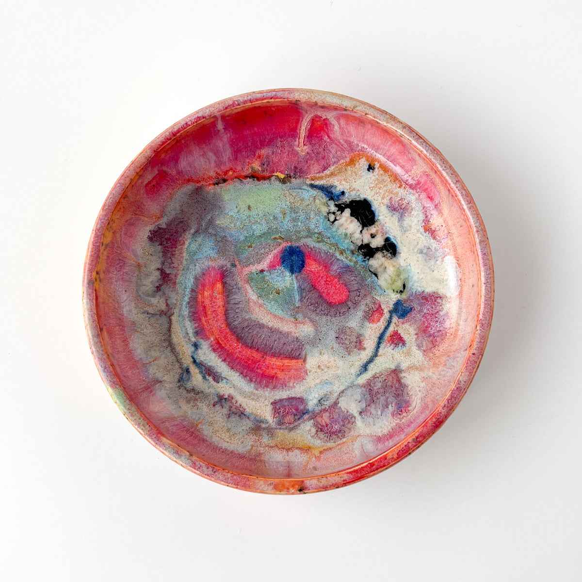 rainbow glaze small blate no.62