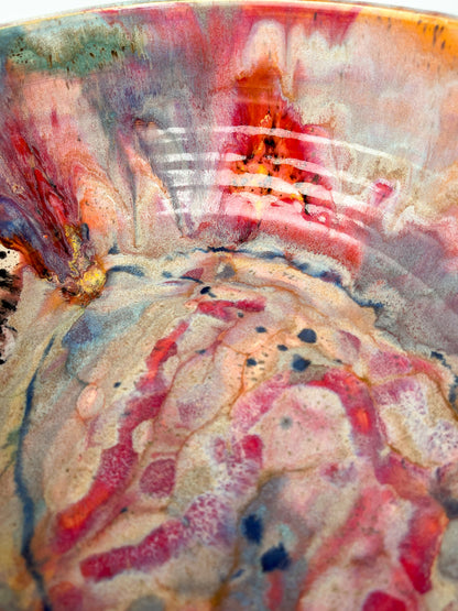 rainbow glaze large bowl no.9