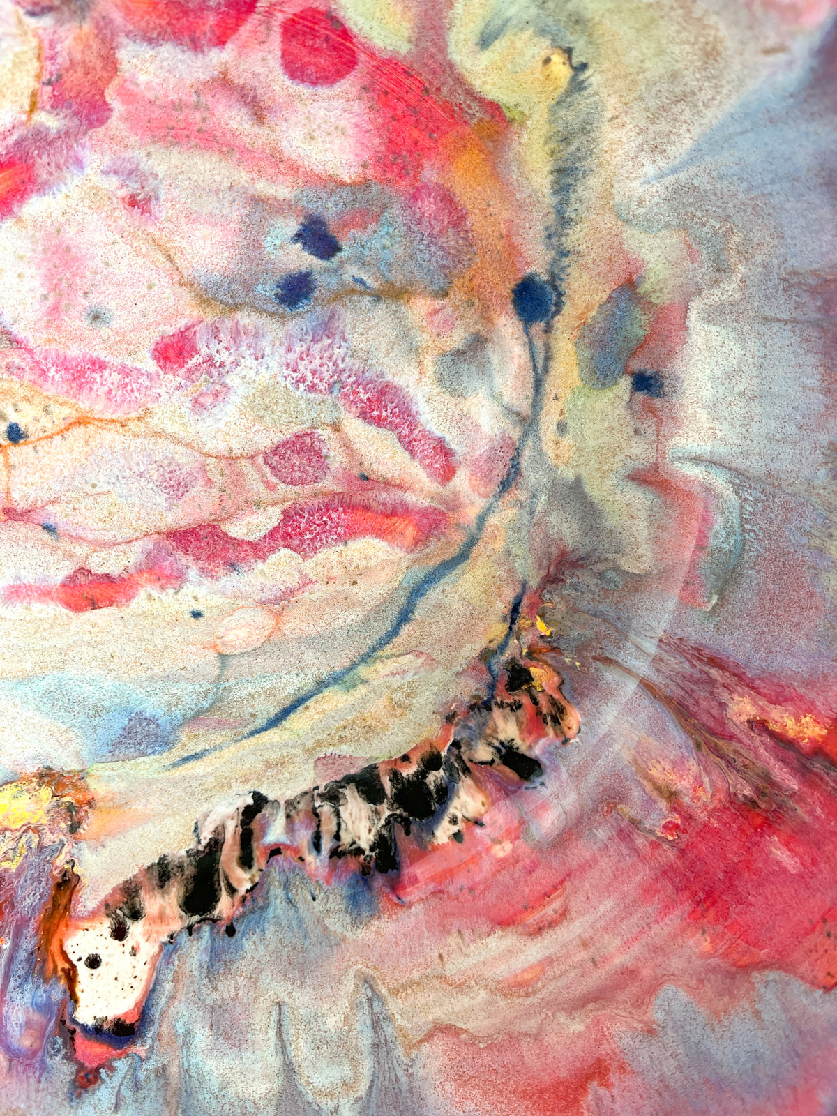 rainbow glaze large bowl no.9