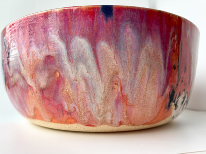 rainbow glaze large bowl no.9