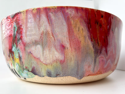 rainbow glaze large bowl no.9