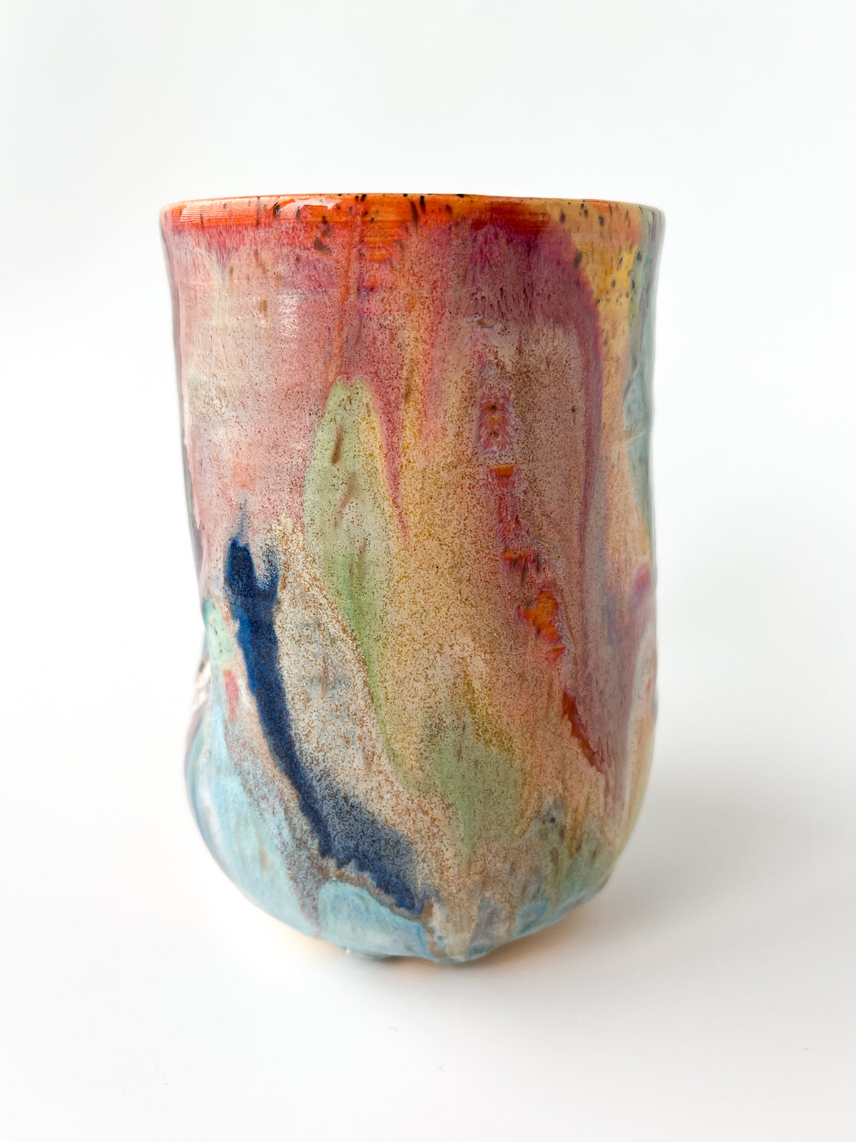 rainbow glaze thumb tumbler no.59