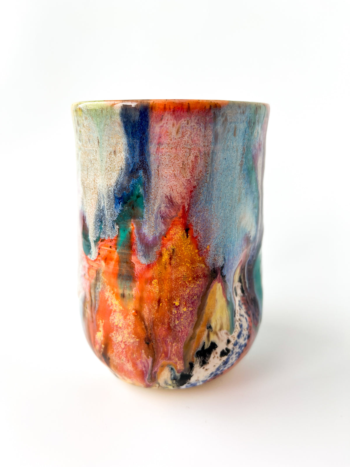 rainbow glaze thumb tumbler no.59