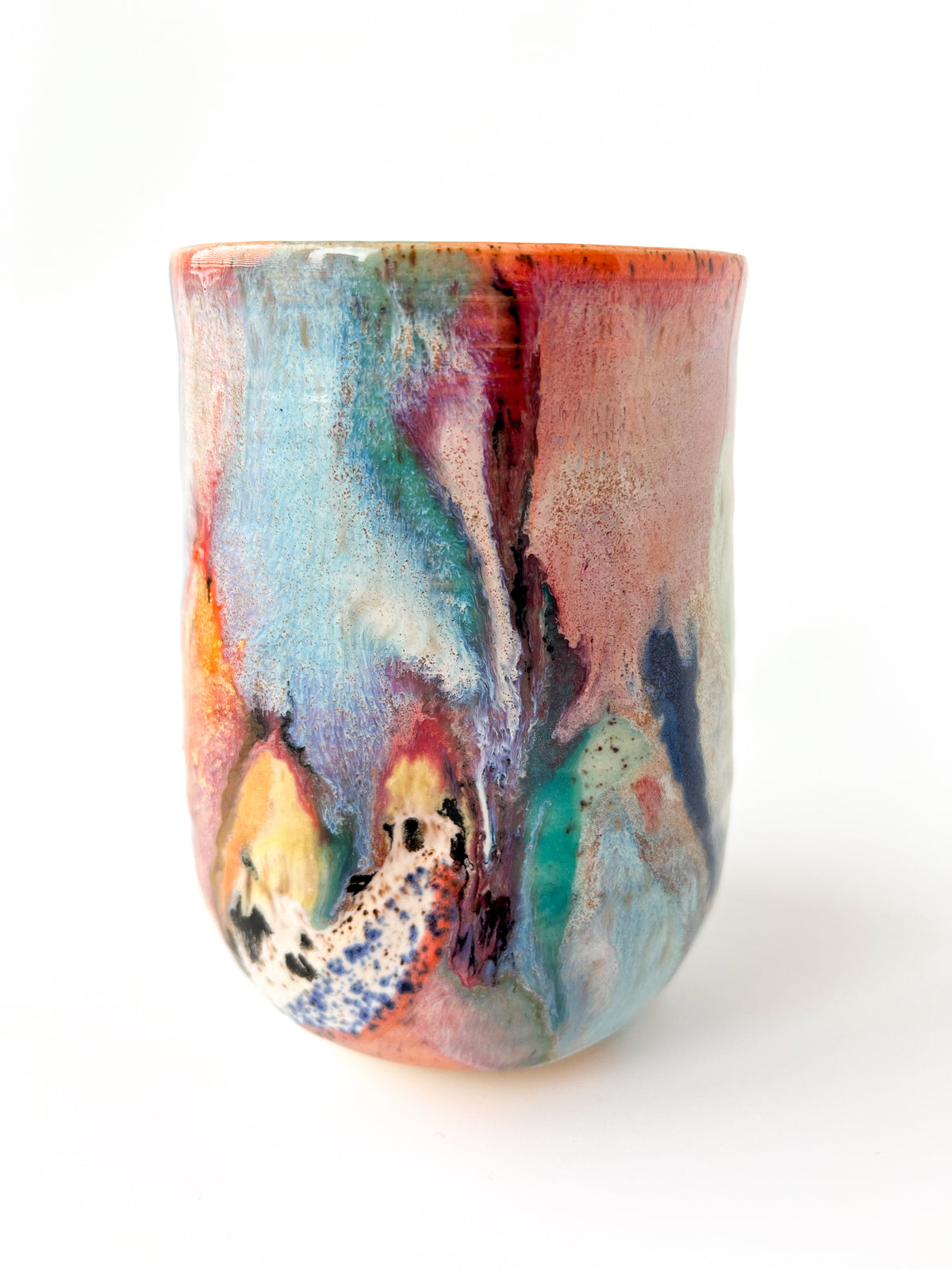 rainbow glaze thumb tumbler no.59
