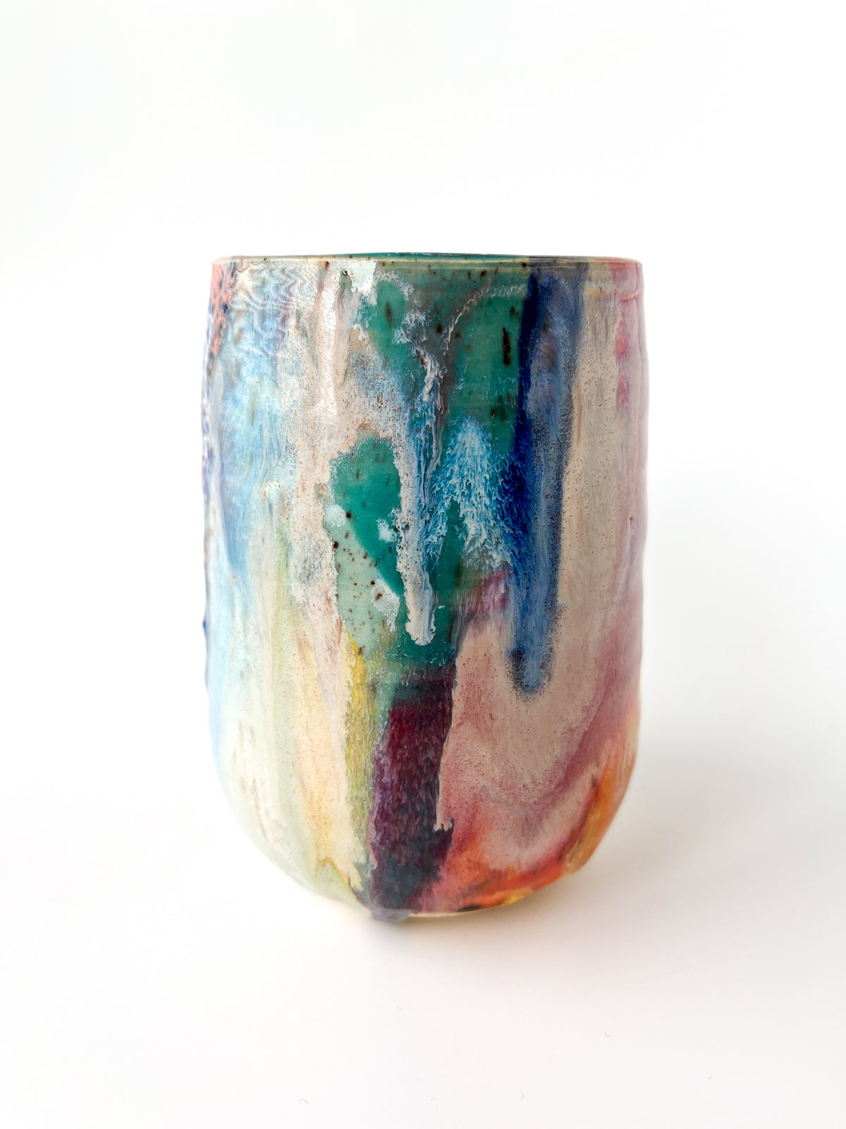 rainbow glaze thumb tumbler no.62