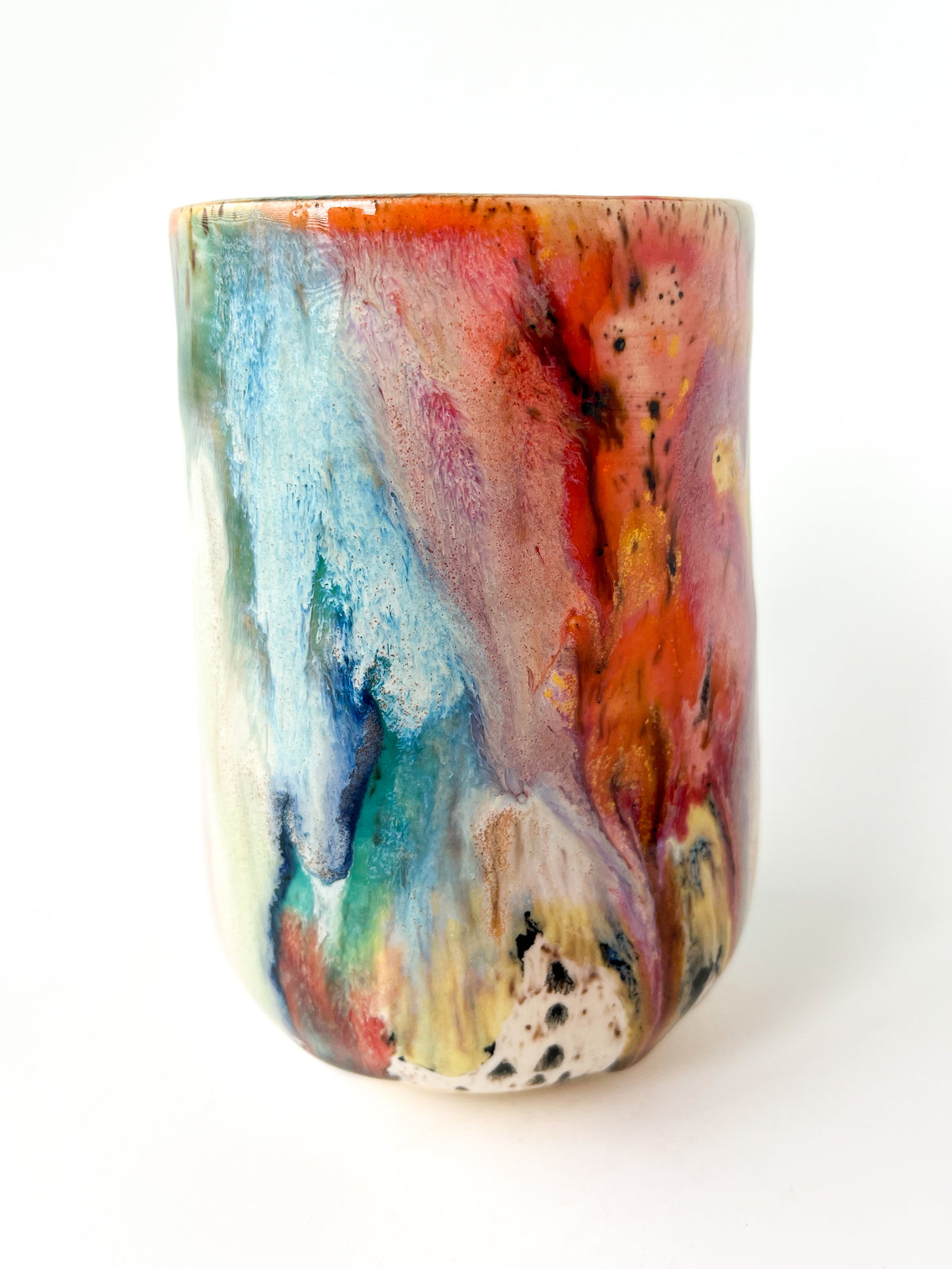 rainbow glaze thumb tumbler no.63