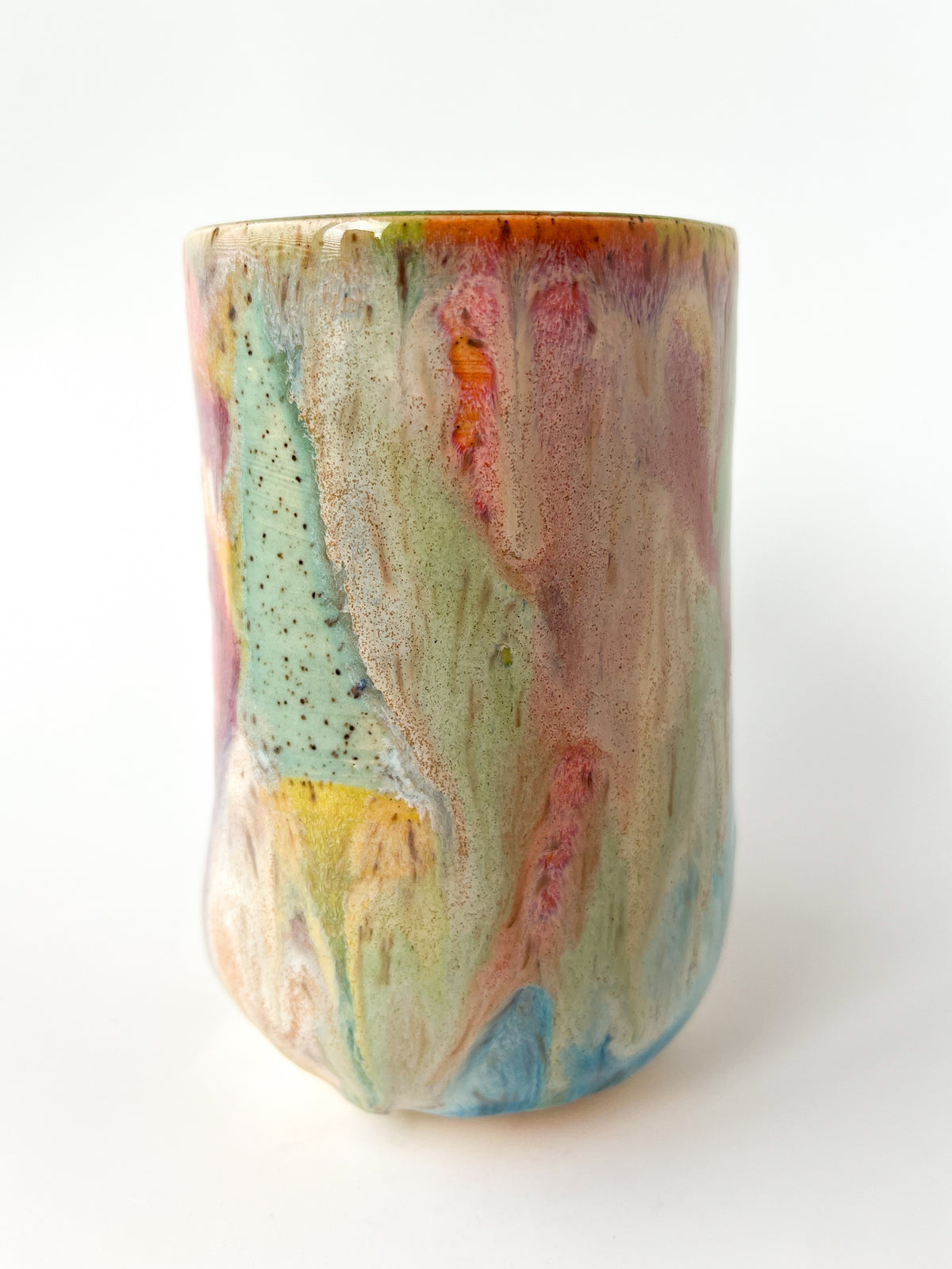 rainbow glaze thumb tumbler no.63