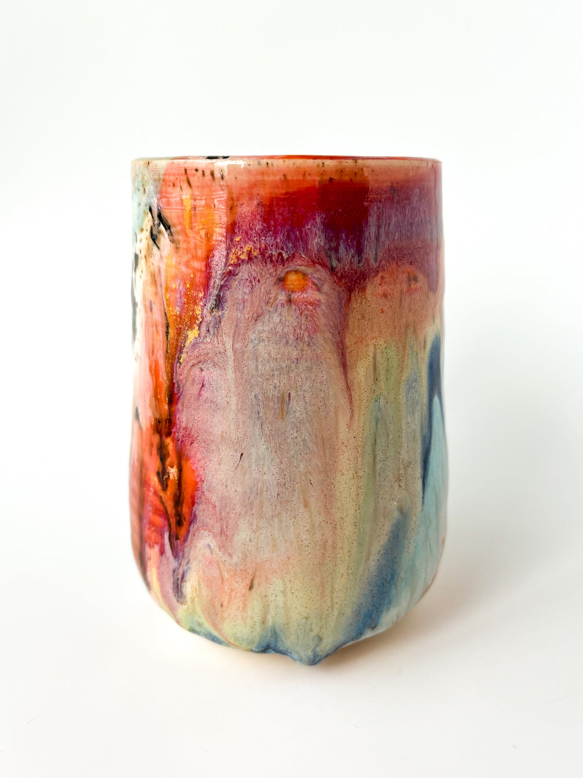 rainbow glaze thumb tumbler no.64