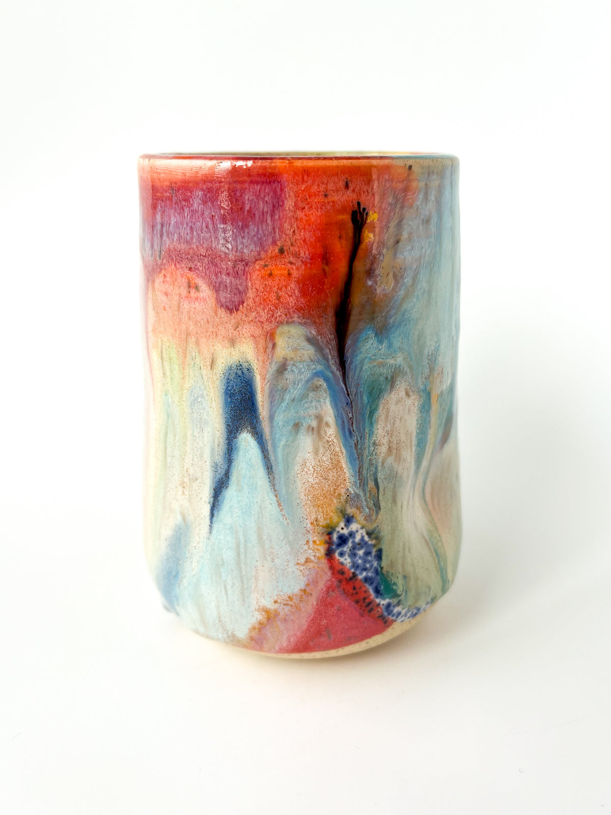 rainbow glaze thumb tumbler no.64