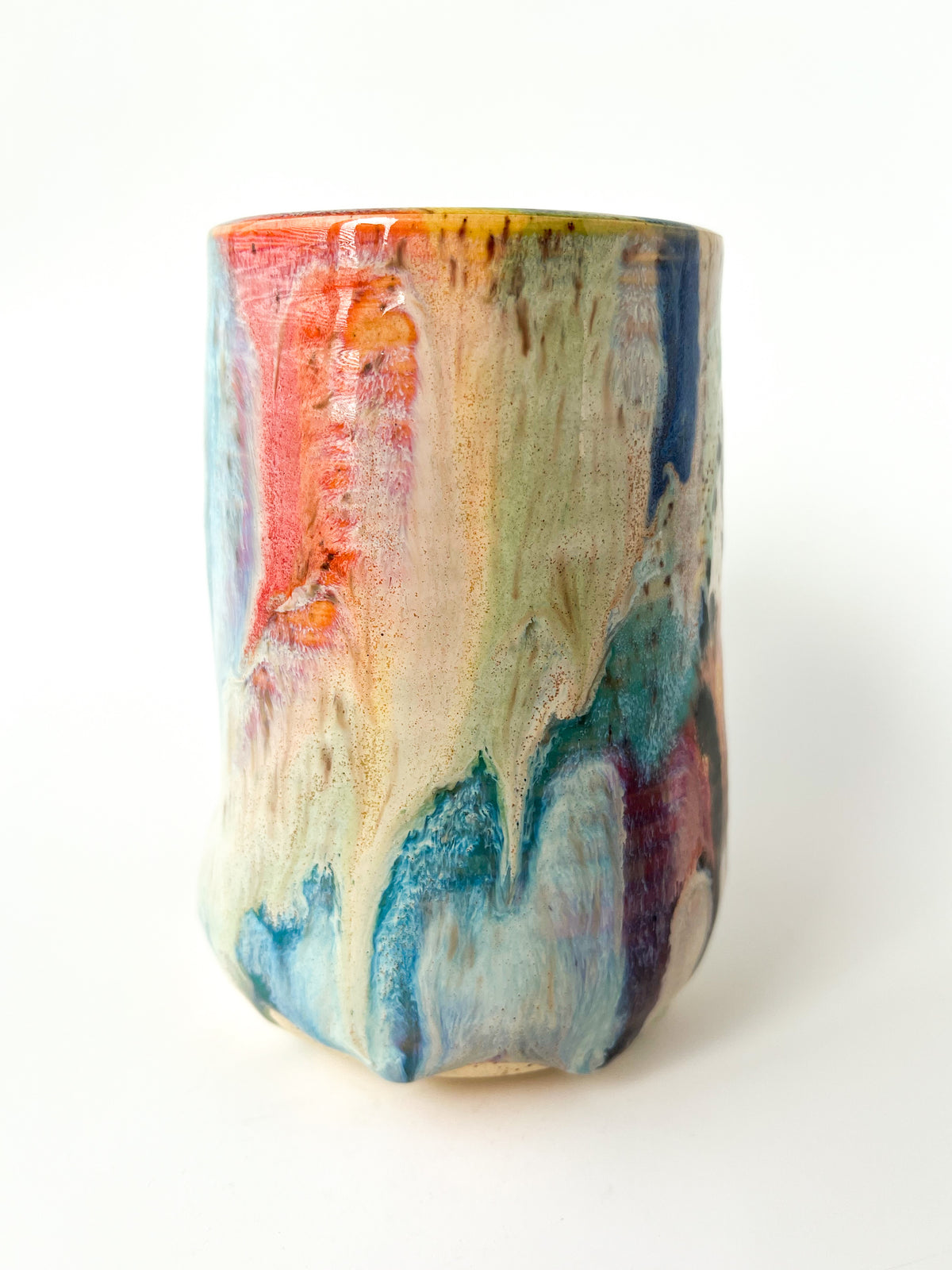 rainbow glaze thumb tumbler no.64