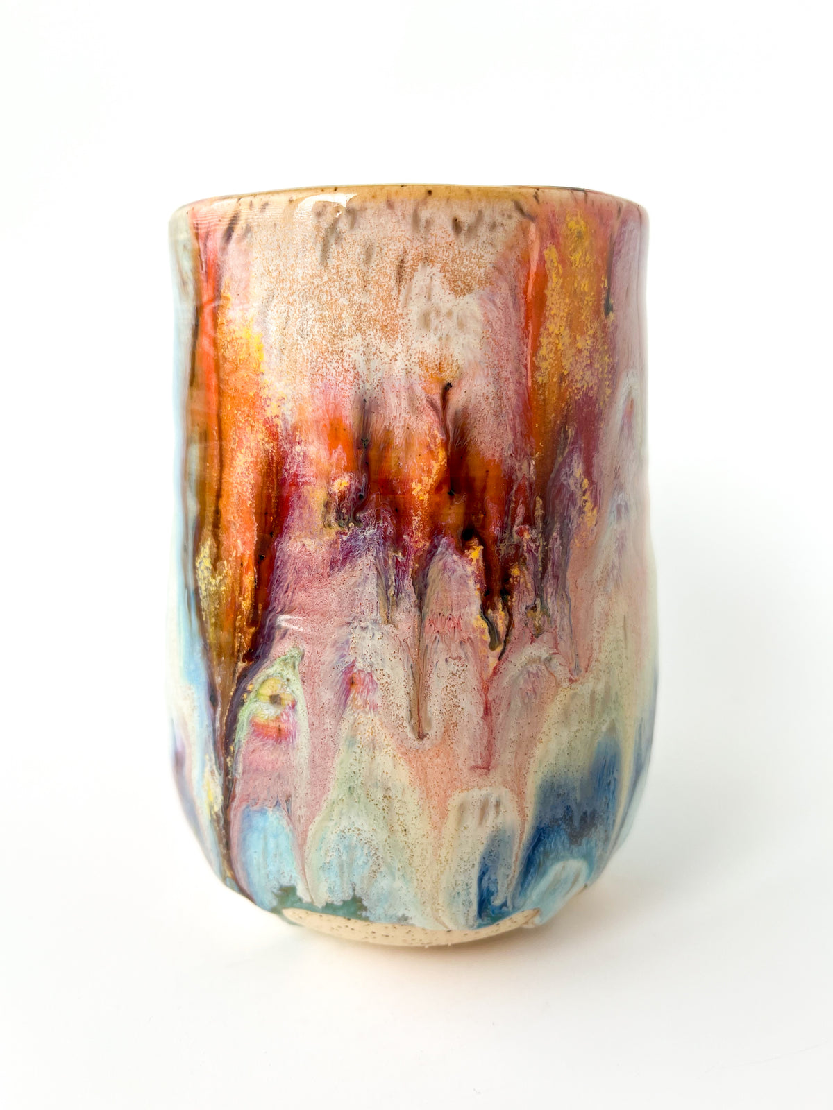 rainbow glaze thumb tumbler no.65
