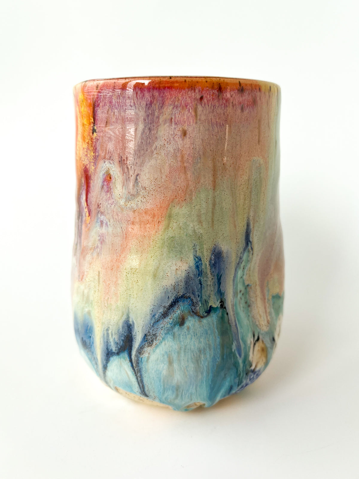 rainbow glaze thumb tumbler no.65