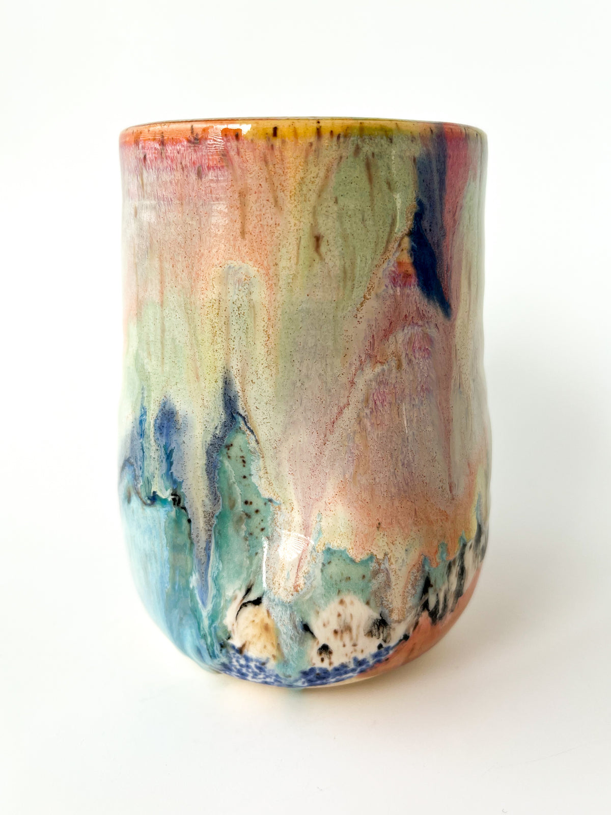 rainbow glaze thumb tumbler no.65