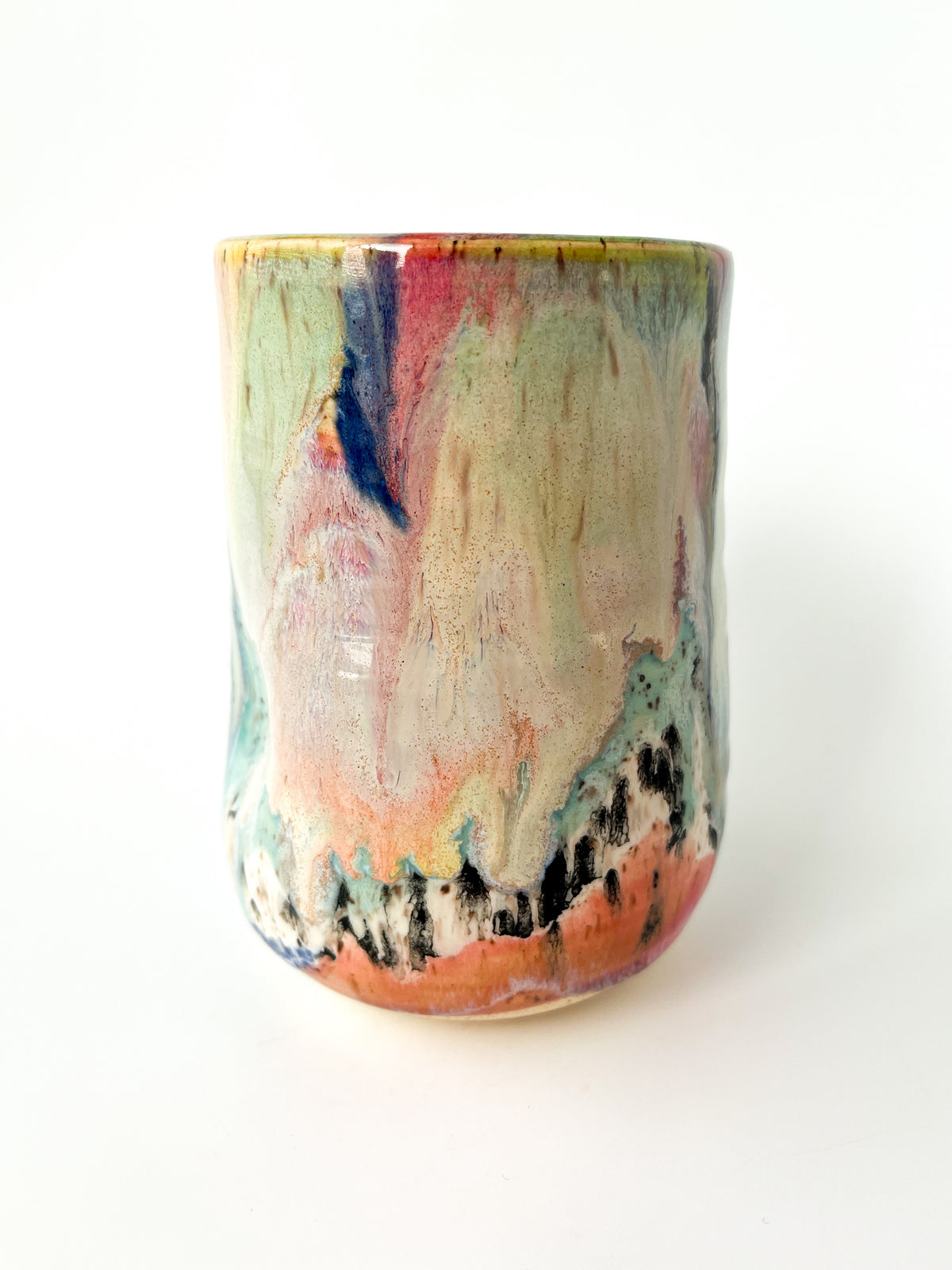 rainbow glaze thumb tumbler no.65
