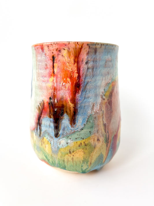 rainbow glaze thumb tumbler no.66