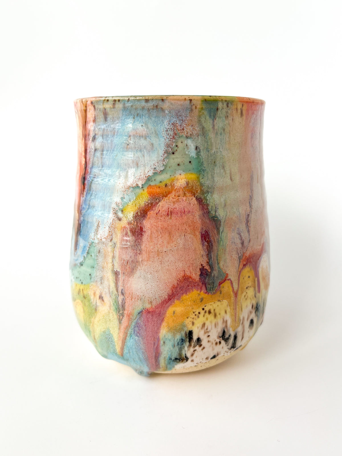 rainbow glaze thumb tumbler no.66