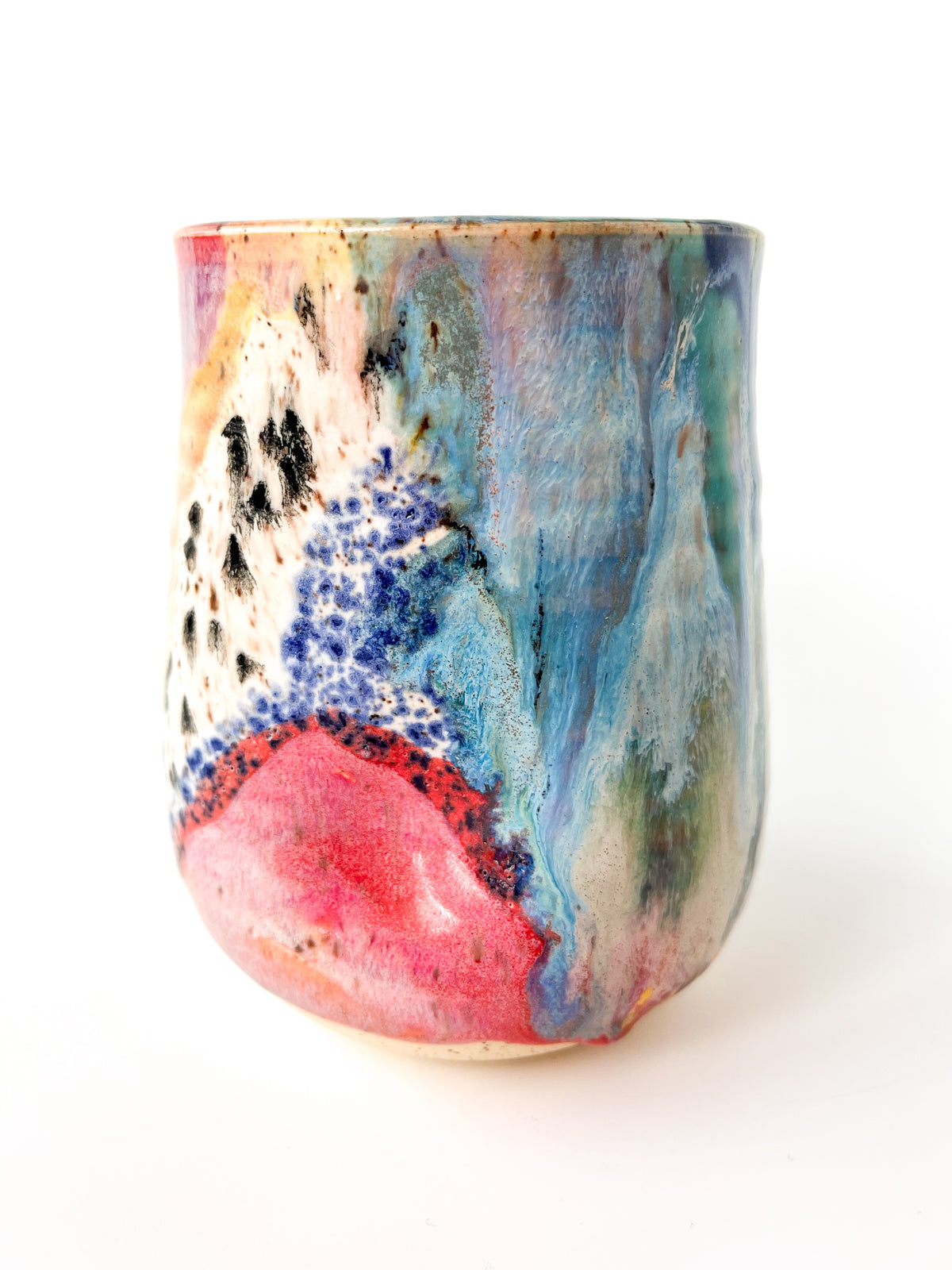 rainbow glaze thumb tumbler no.66