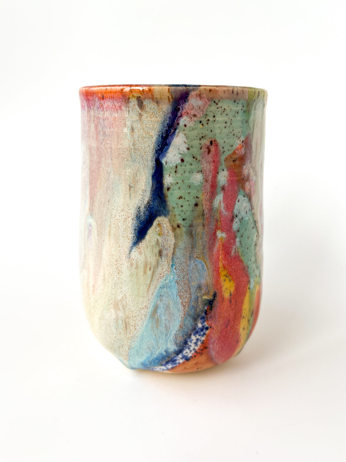 rainbow glaze thumb tumbler no.67