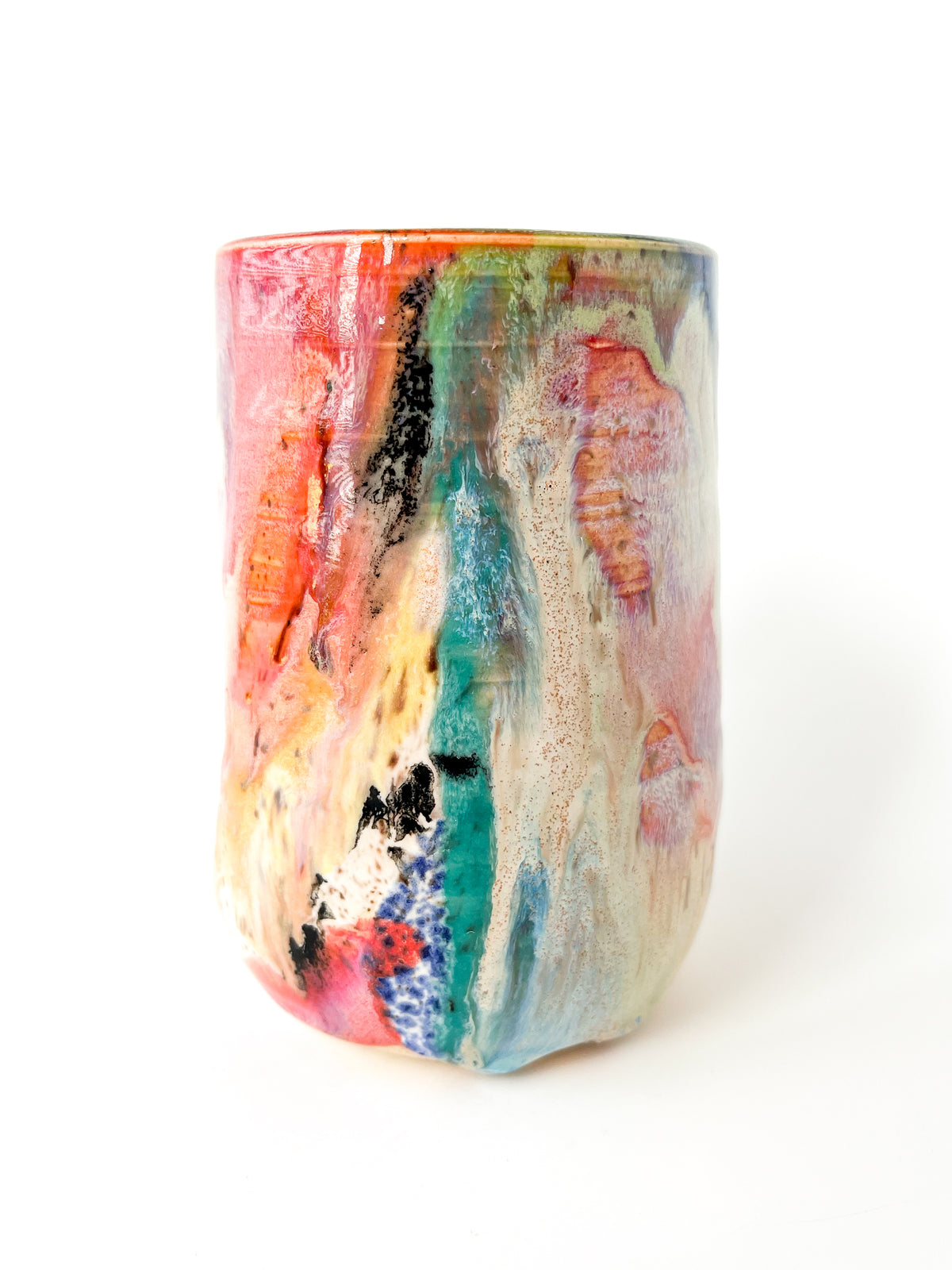 rainbow glaze thumb tumbler no.68