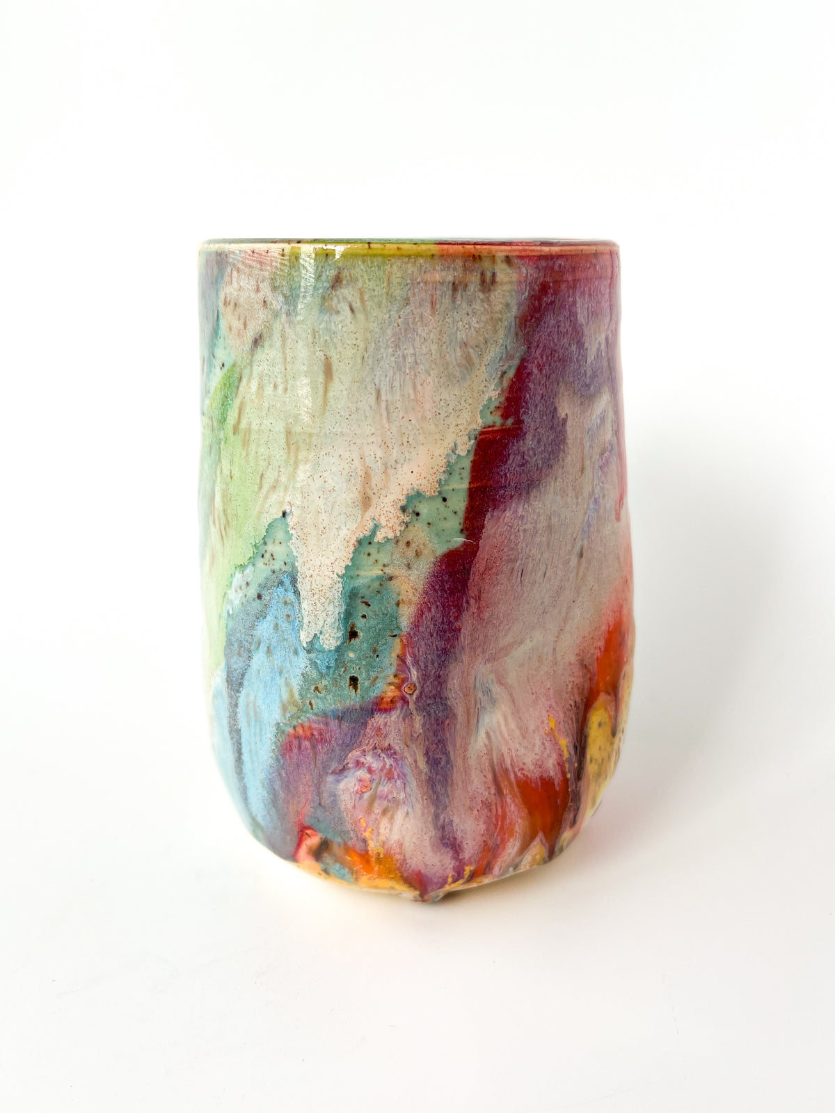 rainbow glaze thumb tumbler no.68