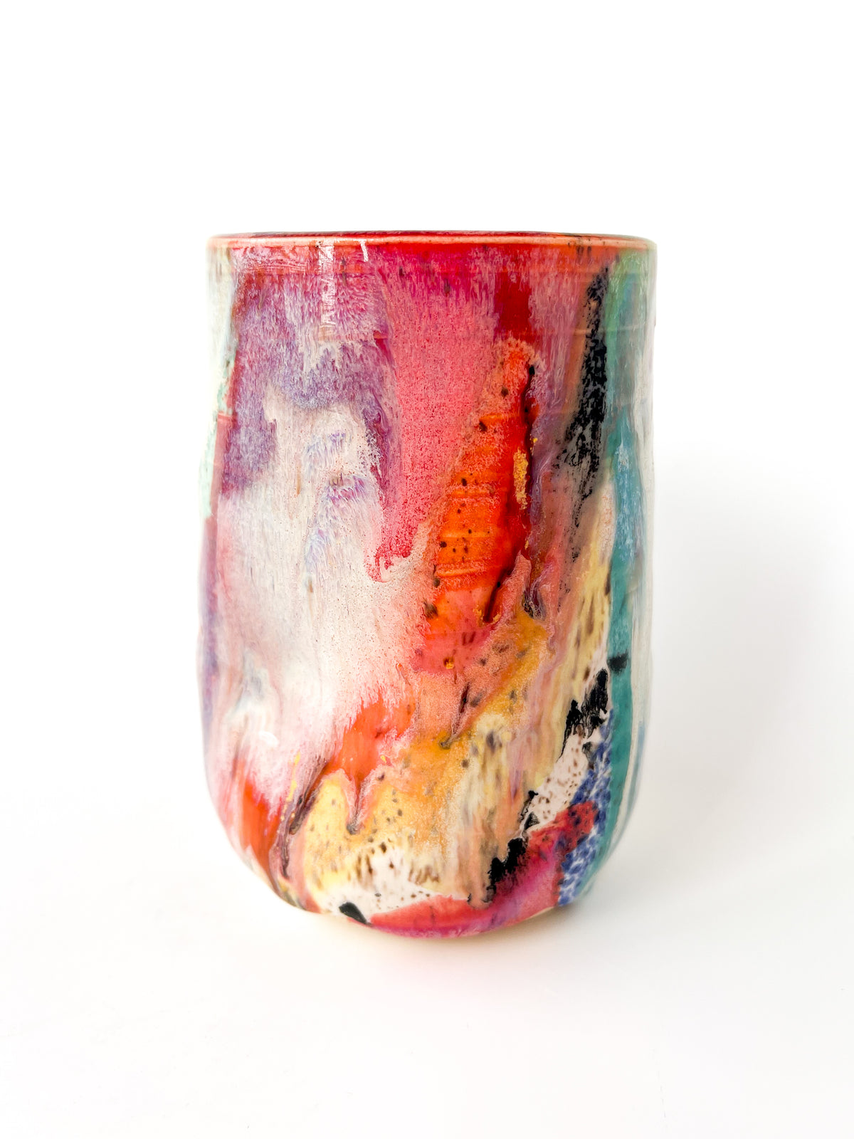 rainbow glaze thumb tumbler no.68