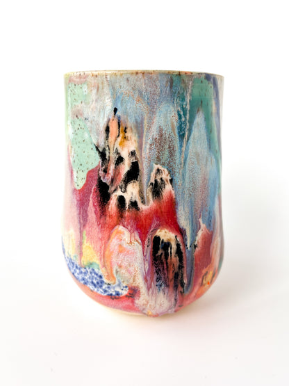 rainbow glaze thumb tumbler no.69
