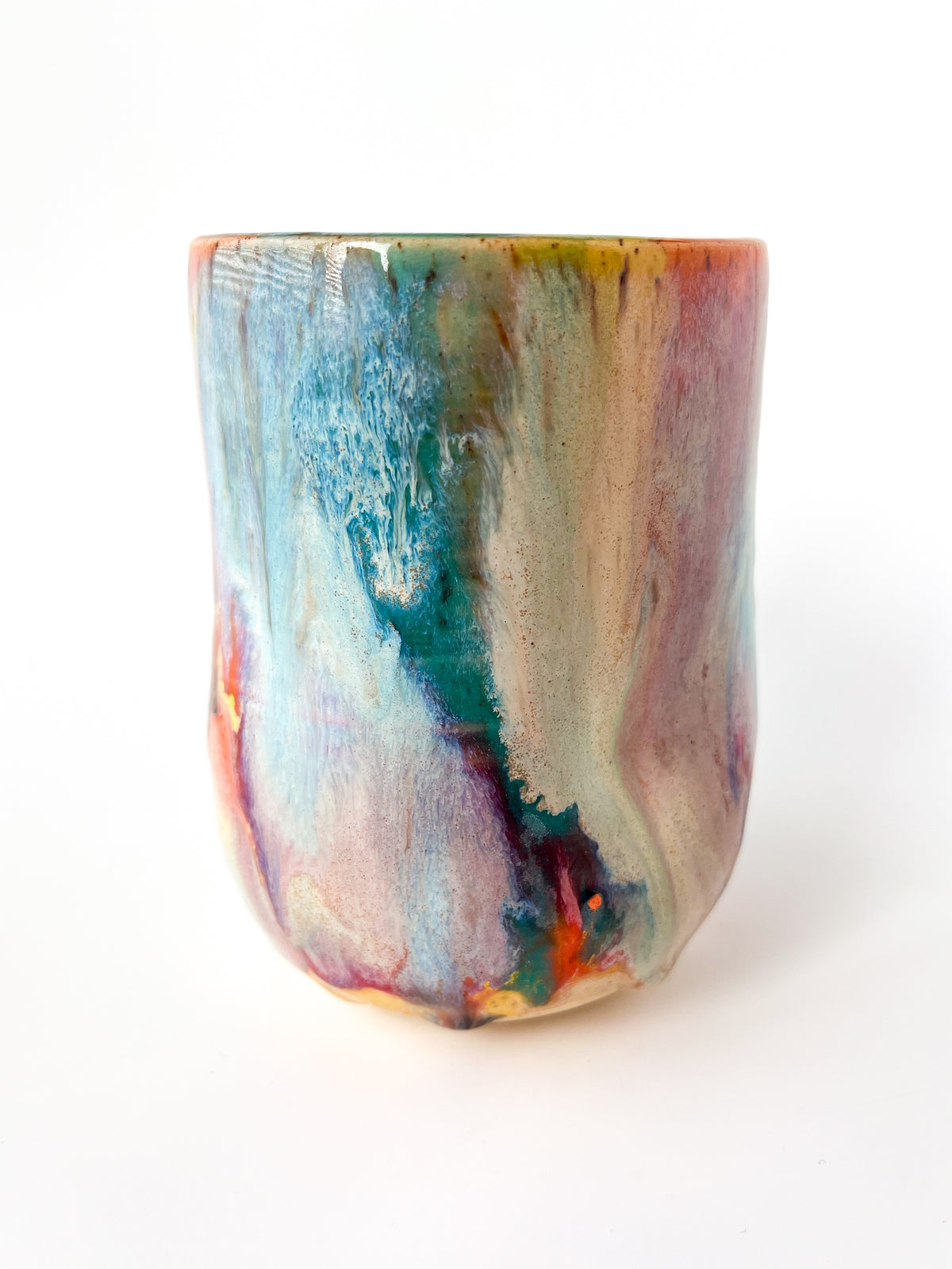 rainbow glaze thumb tumbler no.70