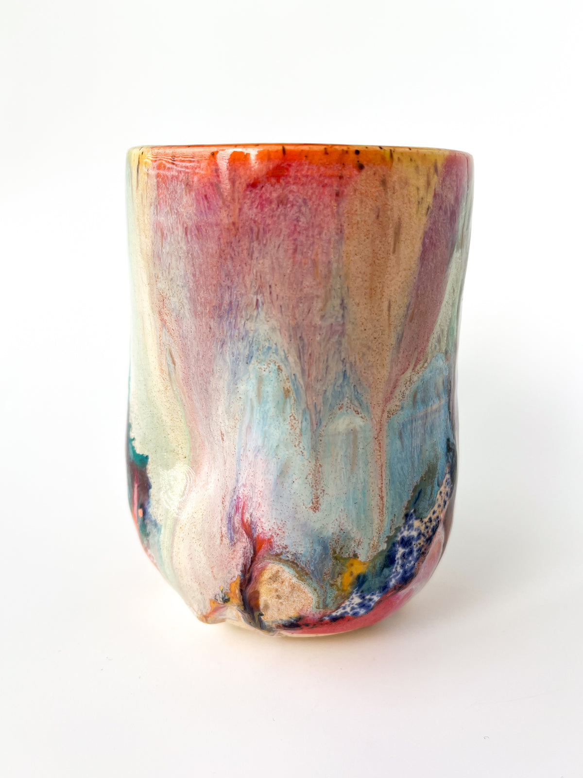 rainbow glaze thumb tumbler no.70