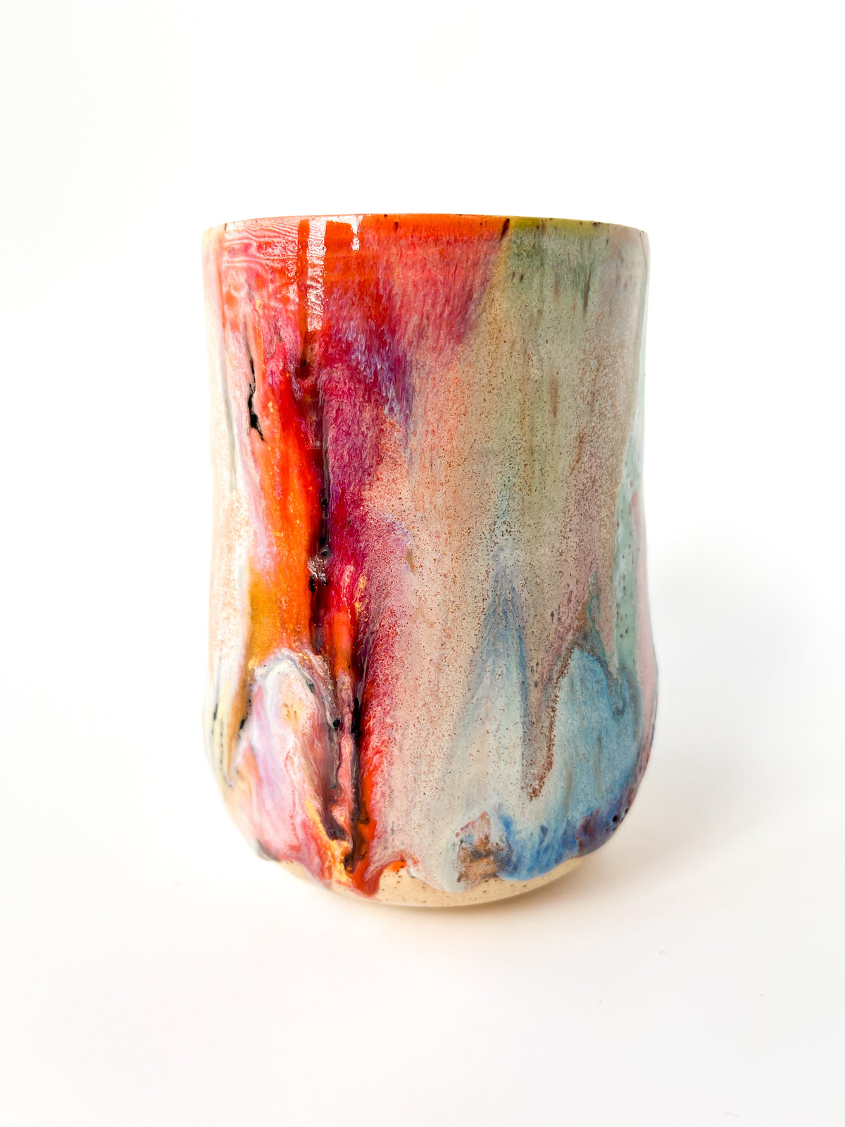rainbow glaze thumb tumbler no.71