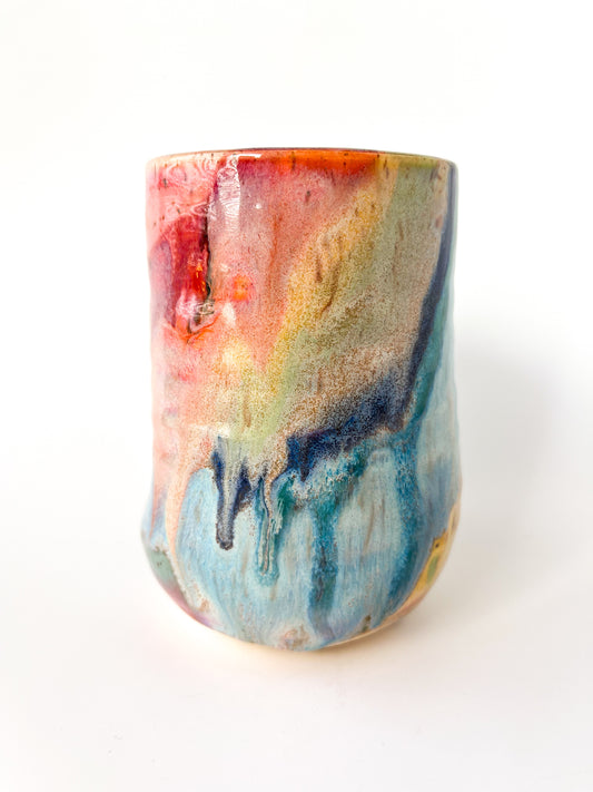 rainbow glaze thumb tumbler no.72