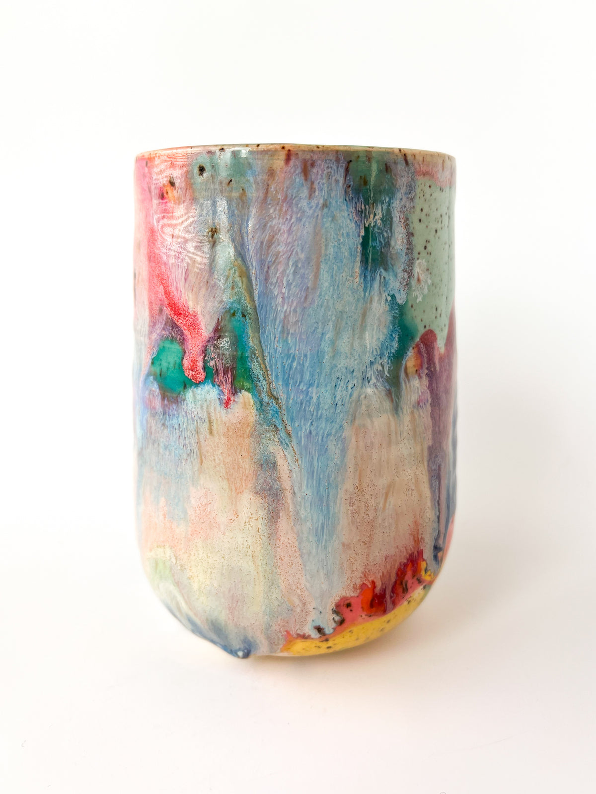 rainbow glaze thumb tumbler no.73