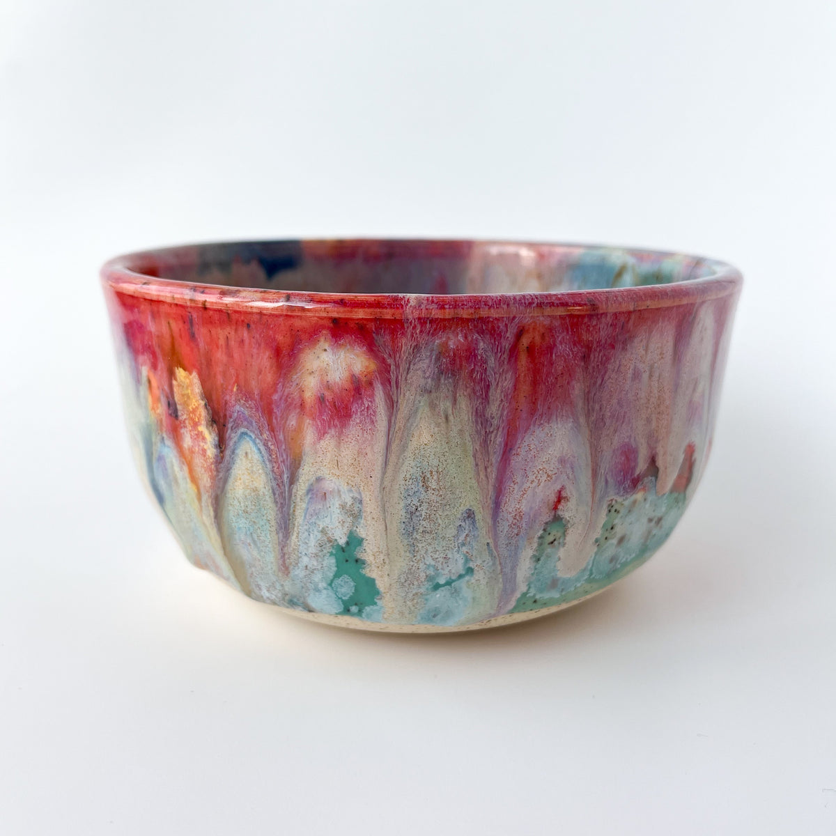 rainbow glaze chunky bowl no.1