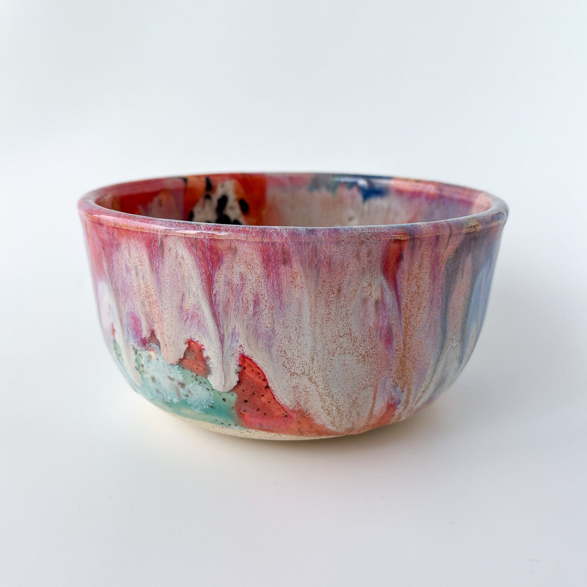 rainbow glaze chunky bowl no.1