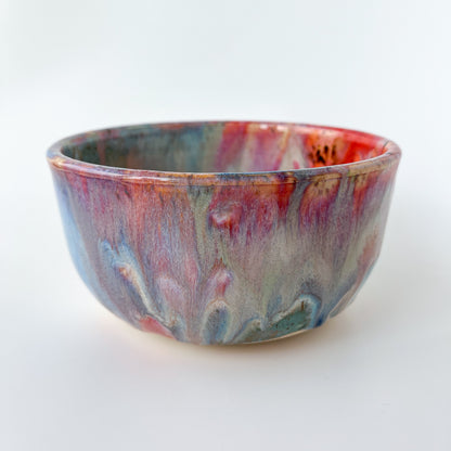 rainbow glaze chunky bowl no.1