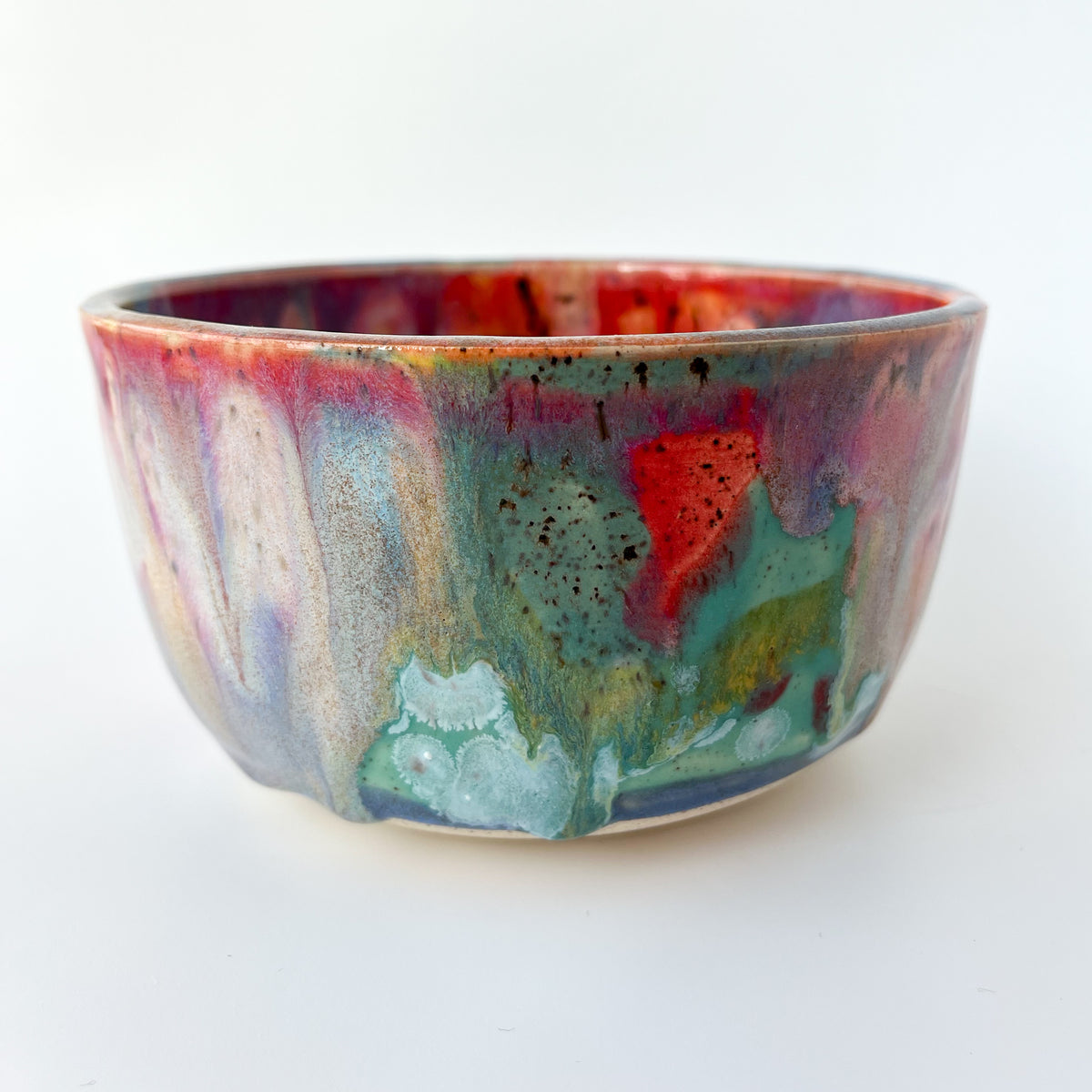 rainbow glaze chunky bowl no.4