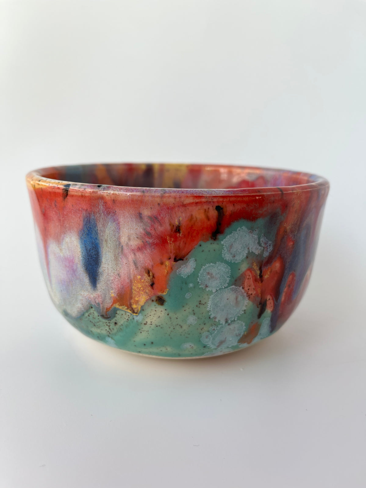 rainbow glaze chunky bowl no.5