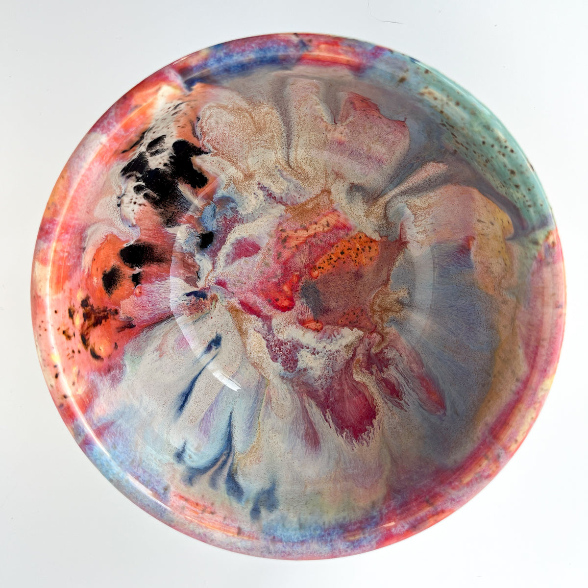 rainbow glaze chunky bowl no.6