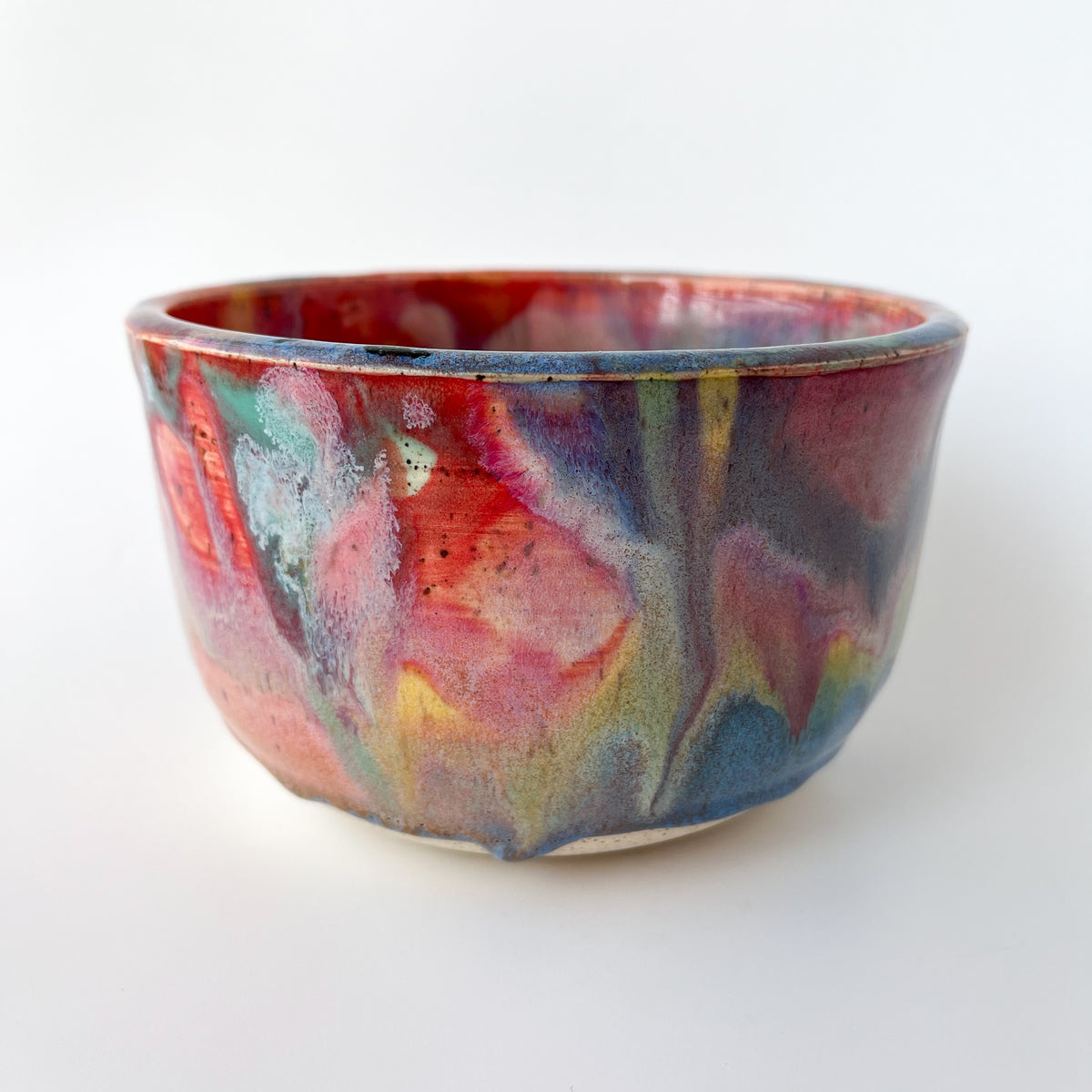 rainbow glaze chunky bowl no.7