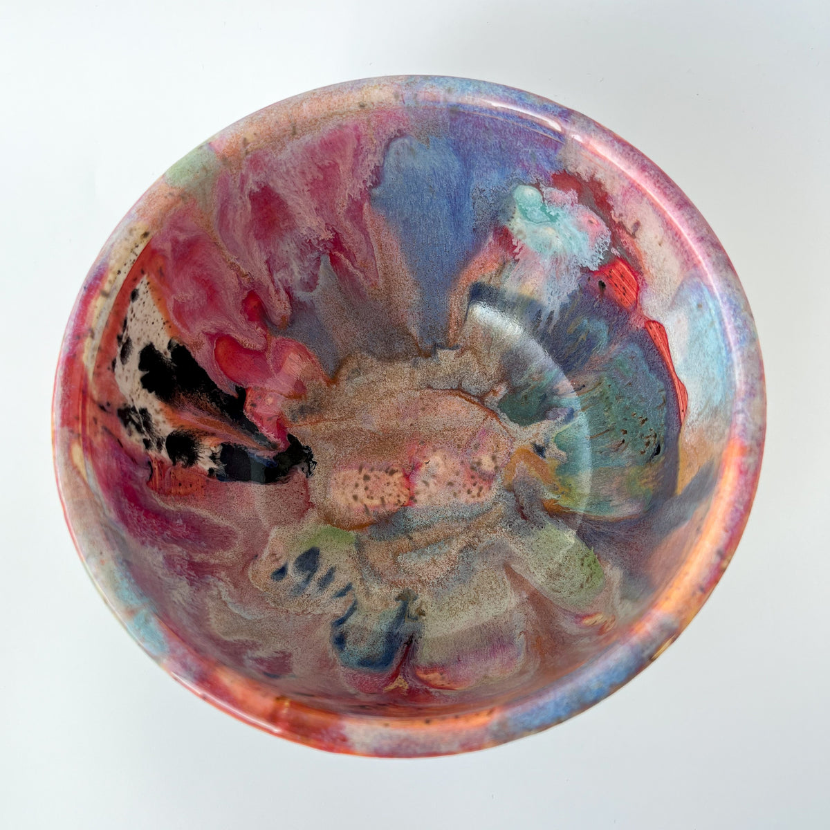 rainbow glaze chunky bowl no.8