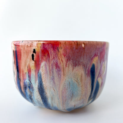 rainbow glaze matcha bowl no.1